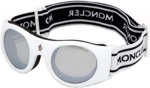 Moncler ML0051 MATTE WHITE/SILVER unisex Ski goggles in Saudi Arabia