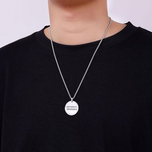 Fiusem Silver Tone Wheat Chain Necklace for Men, 2.5mm Mens Chain Necklaces, Stainless Steel Necklace Chains for Men, Boys and Women, Men Necklace 16-28 Inch in Saudi Arabia