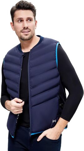 WESMART Heated Vest for Men Women - Built in Temperature Control Button Electric Vests Heated Coat with Battery in Saudi Arabia