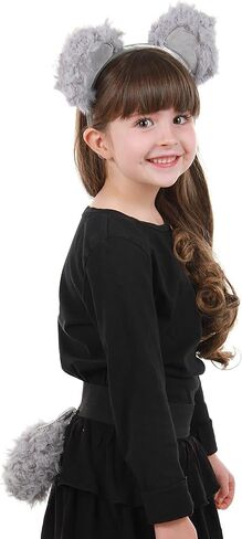 Koala Ears Headband & Tail Kit in Saudi Arabia