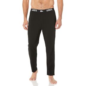 Lacoste mens Straight Fit Pajama Pant With Croc Waistband in Saudi Arabia