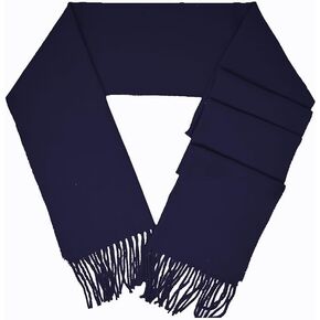 Goyoma Unisex Winter Beanie Hat Plain Solid Color Scarf Cashmere Feel with Skull Beanie Hat