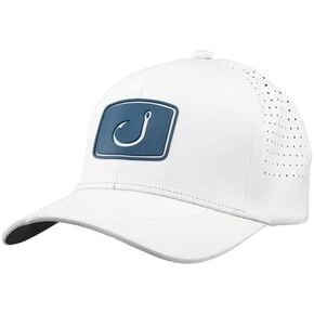 Avid Gear Fishing Flex Fit Alpha Performance Hat الليزر قطع تنفيس الظهر للصيادين الجادين فليكس صالح 2 الأحجام in Kuwait