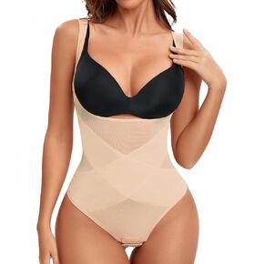 سليمبيل ملابس داخلية للنساء البطن تحكم بعقب رافع ملابس داخلية مفتوحة التمثال محدد شكل الجسم X كروس مدرب خصر in Kuwait