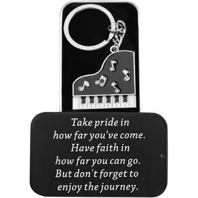 FUSTMW Music Piano Keychain Gifts Piano Lovers Gifts for Piano Players Teachers Student Graduation Gift