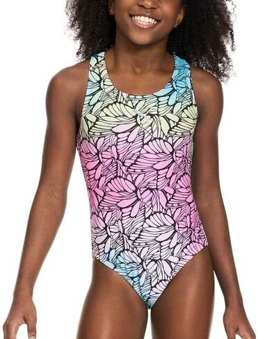 PUMA Girls' Crossback One Piece Swimsuit in Saudi Arabia