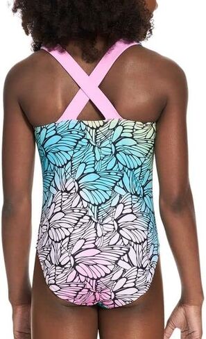 PUMA Girls' Crossback One Piece Swimsuit in Saudi Arabia