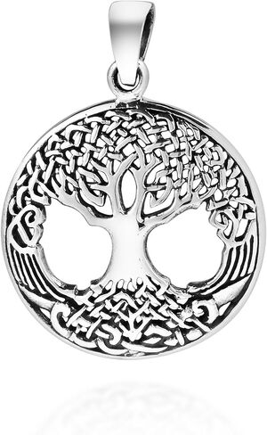 AeraVida Amazing Rare Celtic Tree of Life .925 Sterling Silver Pendant | Christmas Pendent in Saudi Arabia