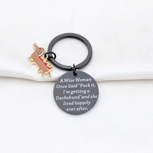 TGBJE Dachshund Gift I'm Getting a Dachshund Keychain Gift For Dog Lover Pet Owner Gift Dog Mom Gift in Saudi Arabia