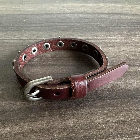 سوار جلدي على شكل نجمة للرجال والنساء من Balaijor بإبزيم حزام قابل للتعديل in Kuwait