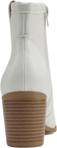 Soda “TELLER" ~ Women's Western Cowboy Boots with Stitched Detailing, Pointed Toe, and Low Block Heel in Saudi Arabia