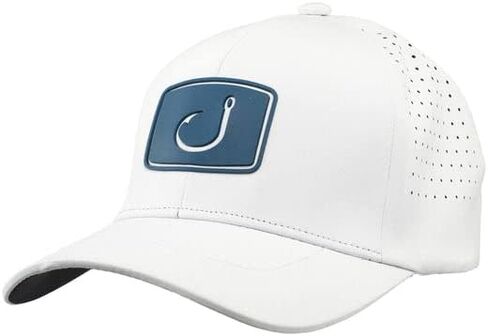 Avid Gear Fishing Flex Fit Alpha Performance Hat الليزر قطع تنفيس الظهر للصيادين الجادين فليكس صالح 2 الأحجام in Kuwait