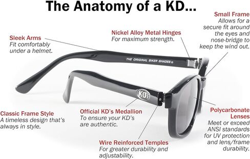 Pacific Coast Original KD's Biker Sunglasses in Saudi Arabia