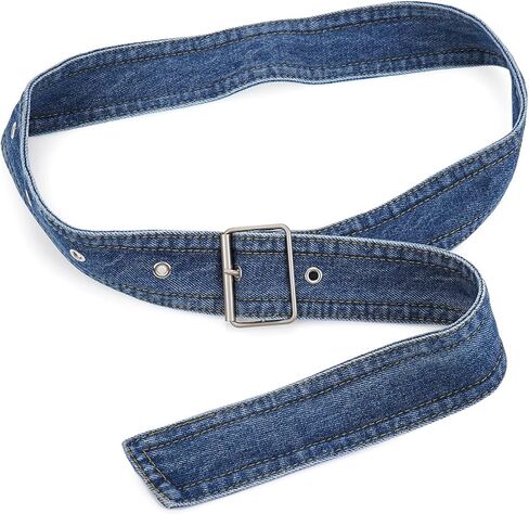 أحزمة دينم جلامورستار للنساء، حزام خصر جينز عتيق للفستان in Kuwait