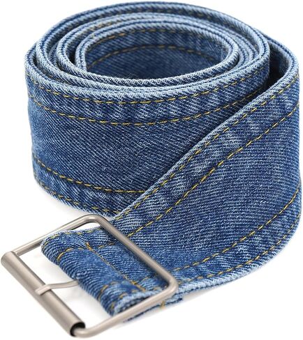 أحزمة دينم جلامورستار للنساء، حزام خصر جينز عتيق للفستان in Kuwait