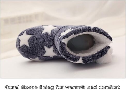 Solaud Slipper Boots for Womens,Winter Warm Plush Lining House Shoes Booty Slippers With Pom Poms, Booties Slippers for Women Indoor in Saudi Arabia