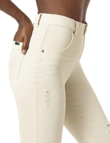 HUE Women's Ripped Denim High Rise Skimmer Legging in Kuwait