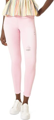 HUE Women's Ripped Denim High Rise Skimmer Legging in Kuwait