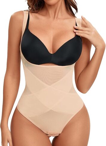 سليمبيل ملابس داخلية للنساء البطن تحكم بعقب رافع ملابس داخلية مفتوحة التمثال محدد شكل الجسم X كروس مدرب خصر in Kuwait