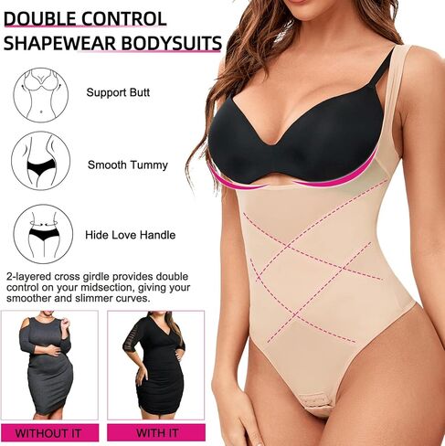 سليمبيل ملابس داخلية للنساء البطن تحكم بعقب رافع ملابس داخلية مفتوحة التمثال محدد شكل الجسم X كروس مدرب خصر in Kuwait