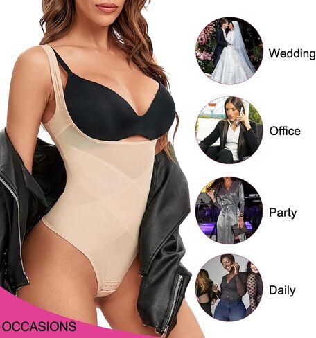 سليمبيل ملابس داخلية للنساء البطن تحكم بعقب رافع ملابس داخلية مفتوحة التمثال محدد شكل الجسم X كروس مدرب خصر in Kuwait