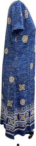 Loungees Short Sleeve Knit Dress with Keyhole Neck in Kuwait