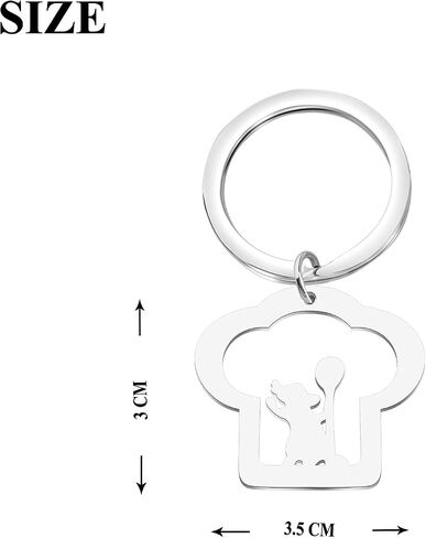 OKEYCH Rat Movie Inspired Gift Remy Fan Keychain Mouse Chef Jewelry Remy Little Chef Movie Merch in Saudi Arabia