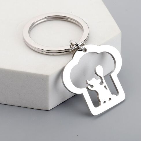 OKEYCH Rat Movie Inspired Gift Remy Fan Keychain Mouse Chef Jewelry Remy Little Chef Movie Merch in Saudi Arabia