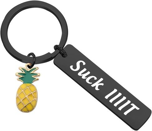 FAADBUK TV Show Keychain Psyc Pineapple Inspired Gift Suck IIIIt Psyc TV Show Gift in Saudi Arabia