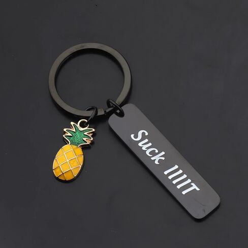 FAADBUK TV Show Keychain Psyc Pineapple Inspired Gift Suck IIIIt Psyc TV Show Gift in Saudi Arabia