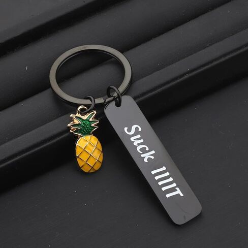 FAADBUK TV Show Keychain Psyc Pineapple Inspired Gift Suck IIIIt Psyc TV Show Gift in Saudi Arabia