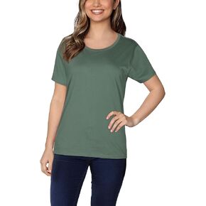 Fruit of the Loom Women’s Crafted Comfort™ Pima Cotton Short Sleeve T-shirts in Saudi Arabia