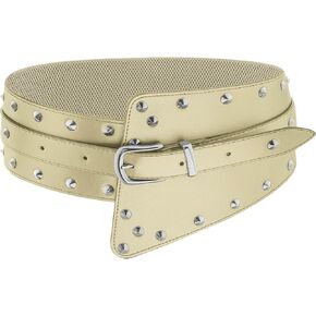 حزام مطاطي Wriidy أسود واسع للنساء أحزمة مشد خصر مطاطي إكسسوارات مجوهرات للفستان in Kuwait