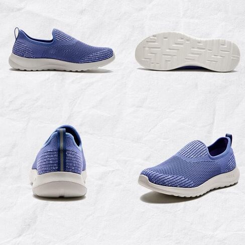 OZIO Wide Width Walking Shoes for Women, Slip on Breathable Natural Soft Dress Sneakers, Wide Comfortable Barefoot Flat Tennis Shoes for Women, Minimalist Splay Zero Drop Shoes in Saudi Arabia