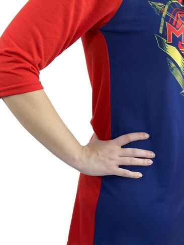Marvel Captain Women's 3/4 Sleeve Dorm Nightgown Pajamas in Saudi Arabia
