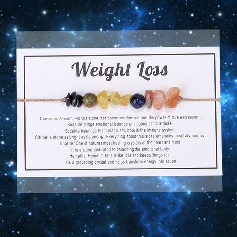 COLORFUL BLING Natural Healing Stone Quartz Crystal Bead Bracelet with Meaningful Card for Women Men Spiritual Anxiety Reiki Chakra Bracelets Protection Jewelry in Saudi Arabia