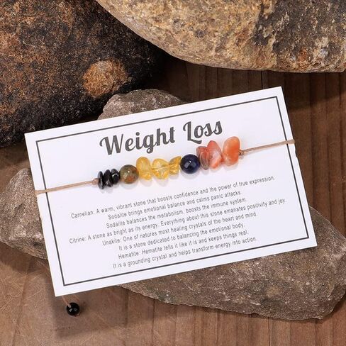 COLORFUL BLING Natural Healing Stone Quartz Crystal Bead Bracelet with Meaningful Card for Women Men Spiritual Anxiety Reiki Chakra Bracelets Protection Jewelry in Saudi Arabia