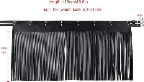 شيك يوميات موضة حزام عريض للنساء بولي Leather حزام خصر جلد مع شرابة هامش حزام ل الشرير الجينز تنورة السراويل زي in Kuwait