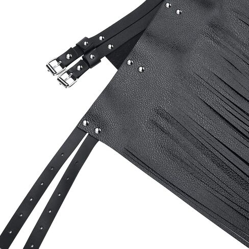 شيك يوميات موضة حزام عريض للنساء بولي Leather حزام خصر جلد مع شرابة هامش حزام ل الشرير الجينز تنورة السراويل زي in Kuwait