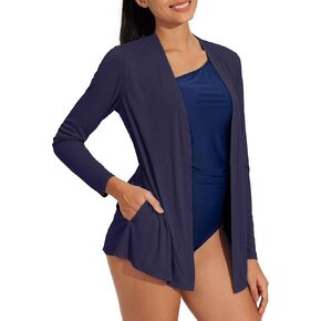 Willit Women's UPF 50+ Cardigan Sun Shirts Long Sleeve Lightweight Sun Wrap with Pockets SPF UV Quick Dry in Saudi Arabia