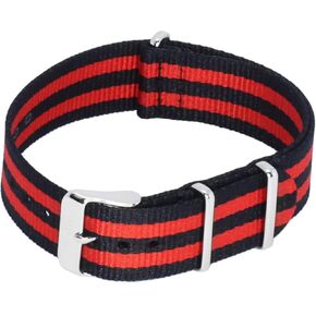 أحزمة ساعة RATIO من النايلون - حزام من النايلون العسكري للرجال والنساء| ألوان وتصميمات متعددة، المقاس - 18 مم، 20 مم، 22 مم in Kuwait