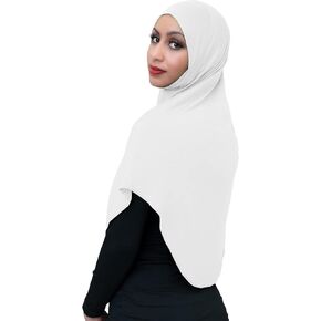 TheHijabStore.com حجاب أميرة الفوري للسيدات قطعة واحدة جاهز للارتداء غطاء رأس ناعم - وشاح رأس إسلامي يسحب على أغطية الرأس in Kuwait