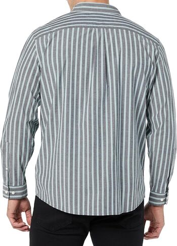 Amazon Essentials Men's Long-Sleeve Regular-fit Stretch Poplin Shirt in Saudi Arabia