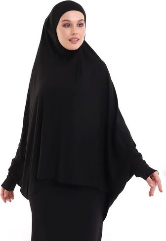 ihvan online, Women Muslim Hijab Cover, Islamic Khimar, Long Salah Clothes. Prayer Hijab for Women in Saudi Arabia