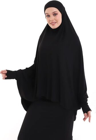 ihvan online, Women Muslim Hijab Cover, Islamic Khimar, Long Salah Clothes. Prayer Hijab for Women in Saudi Arabia
