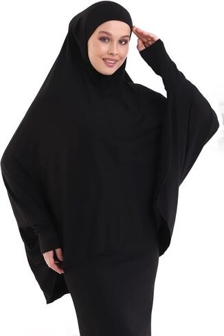 ihvan online, Women Muslim Hijab Cover, Islamic Khimar, Long Salah Clothes. Prayer Hijab for Women in Saudi Arabia