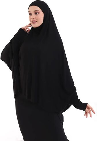 ihvan online, Women Muslim Hijab Cover, Islamic Khimar, Long Salah Clothes. Prayer Hijab for Women in Saudi Arabia