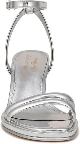 Circus NY by Sam Edelman Women's Hartlie Heeled Sandal, Soft Silver, 9 in Kuwait