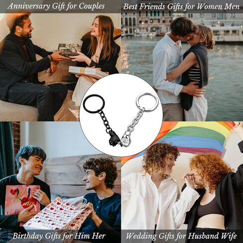 Valentines Day Gifts for Him Her Anniversary Couples Gifts for Boyfriend Girlfriend Matching Keychain Pinky Promise Gift for Best Friends Couples Stuff Wedding Birthday Gift for Boyfriend Husband Wife in Saudi Arabia