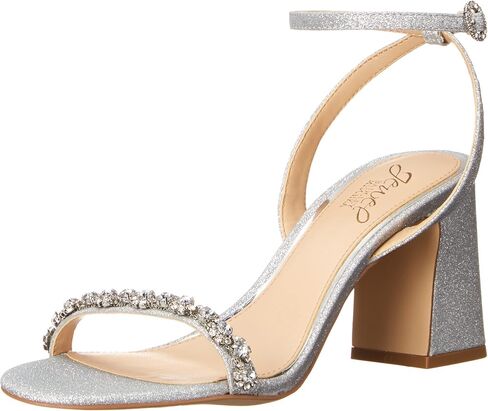 Jewel Badgley Mischka Alyna Bejeweled Block Heel in Saudi Arabia